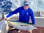 Customer caught this huge tuna on a deep sea offshore charter trip.