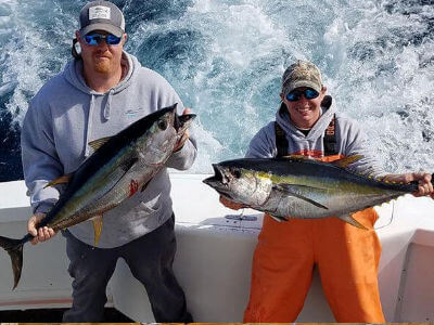 Oregon Inlet angler caught these two tuna.